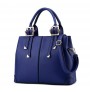 PU leather solid handbag