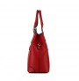 PU leather solid handbag