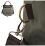 Multi-pocket canvas shopping shoulder bag