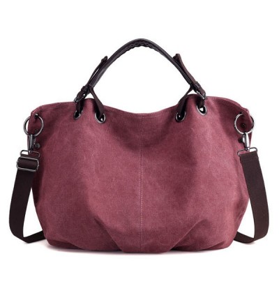 Retro canvas portable cross-body bag