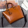 Casual oil wax vintage handbags