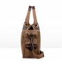 Large capacity canvas travelling shoulder bag