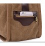 Large capacity canvas travelling shoulder bag