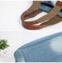 Multi-pocket casual denim cross-body bag