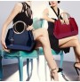 PU leather elegant red handbag