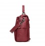 High-end sewing soft PU leather multi-functional backpack