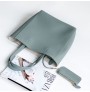 Soft leather bulk shoulder bag for