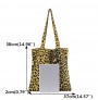 Casual canvas shoulder bag for