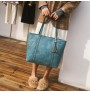 Large capacity tassel shoulder bag