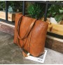 Large capacity tassel shoulder bag