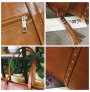 Large capacity tassel shoulder bag