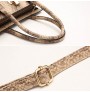 Snake shoulder bag for