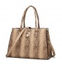 Snake shoulder bag for