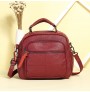 Retro PU leather cross-body bag for ladies