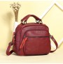 Retro PU leather cross-body bag for ladies