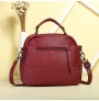 Retro PU leather cross-body bag for ladies