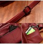 Retro PU leather cross-body bag for ladies