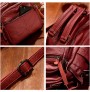 Retro PU leather cross-body bag for ladies