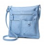 Multi-pocket cross-body bag with shoulder bag