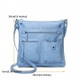 Multi-pocket cross-body bag with shoulder bag