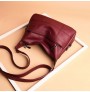 Soft leather cross-body bag