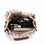 Canvas strip bucket multi-function bag