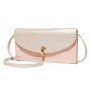 Stylish cross-body bag solid PU leather shoulder bag