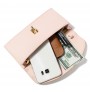 Stylish cross-body bag solid PU leather shoulder bag