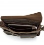 Leather retro cross-body bag for men