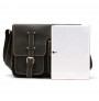 Leather retro cross-body bag for men