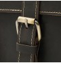 Leather retro cross-body bag for men