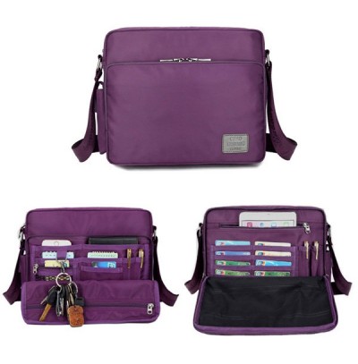 Nylon waterproof multi-functional bag for  with cross-body