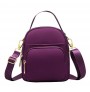 Nylon multi-pocket cross body bag light shoulder bag