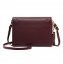 Plain shoulder bag reclined purse