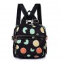 Nylon printed multi-functional casual shoulder bag