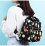 Nylon printed multi-functional casual shoulder bag