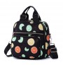 Nylon printed multi-functional casual shoulder bag