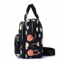 Nylon printed multi-functional casual shoulder bag