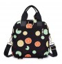 Nylon printed multi-functional casual shoulder bag