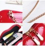 Personality lip chain messenger bag