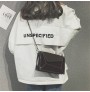 Patent leather cross-body PU leather shoulder bag