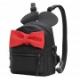 Can bow adorns backpack