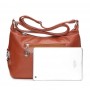 PU leather cross-body bag