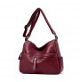 PU leather casual messenger bag