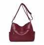 PU leather casual messenger bag