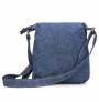 Classic blue denim cross-body bag