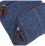 Classic blue denim cross-body bag