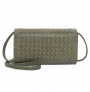 Hand woven bag multi-functional long wallet