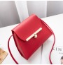 Solid stitching PU leather handbag