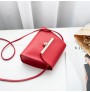 Solid stitching PU leather handbag